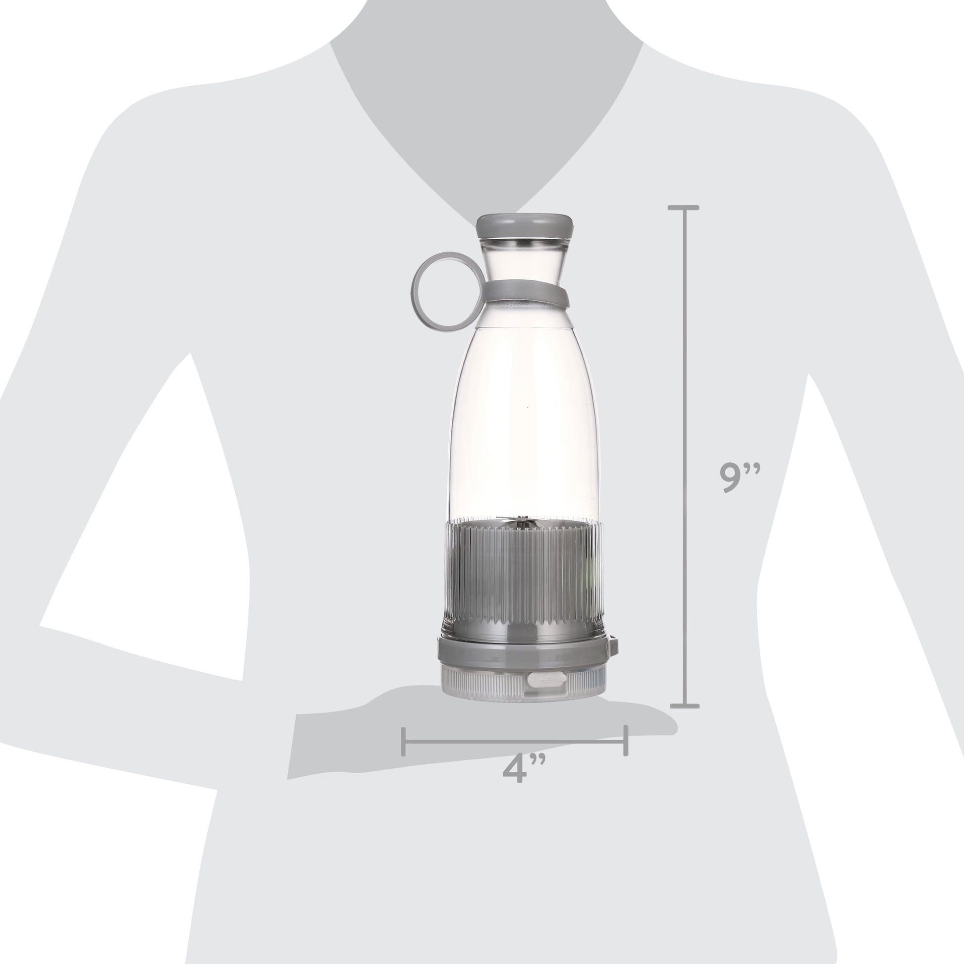 juicify Portable Blender Bottl - Gray